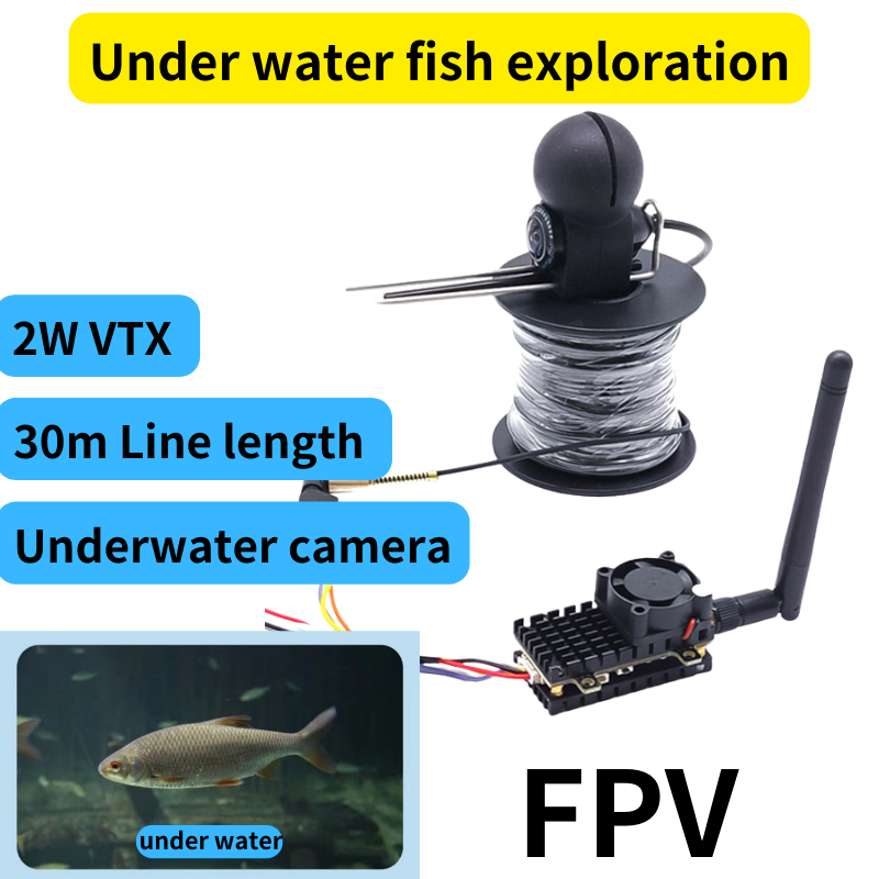 Underwater Camera - 2W beeldoverdracht draadloze onderwatervisdetectiecamera afstandsbediening boot