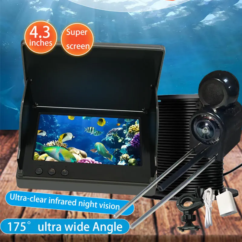 Fish Finder Battery - YS43A 4,3-inch visdetector onderwater fishfinder viscamera
