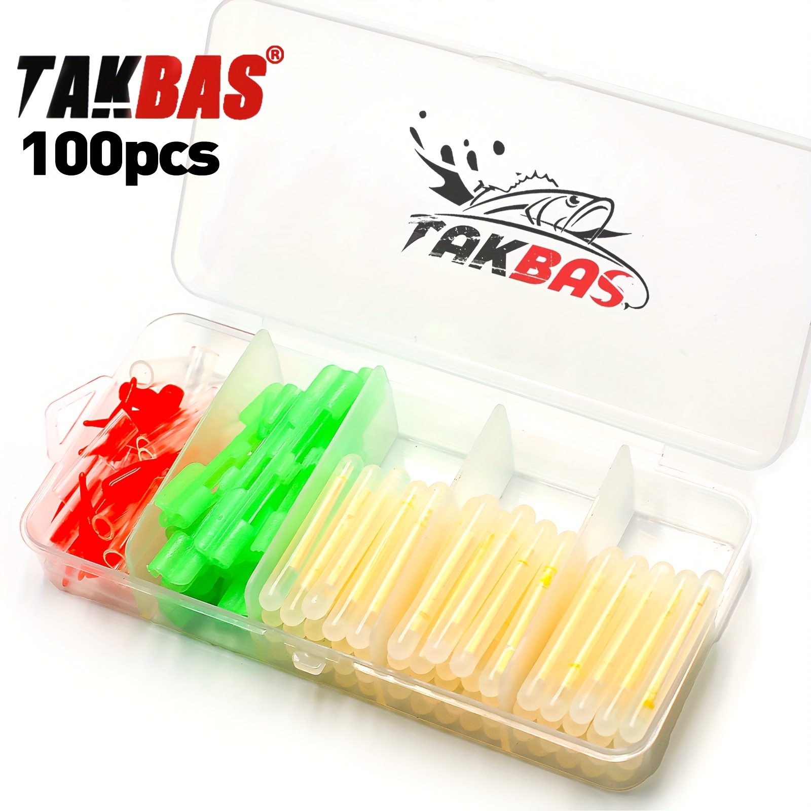 Bite Alarm - 100 STKS Vissen Glow Sticks Set,