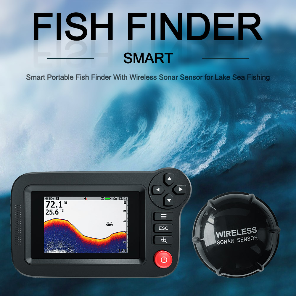 Slimme viszoeker - Draagbare v - Fish Finder Portable recensie en prijs
