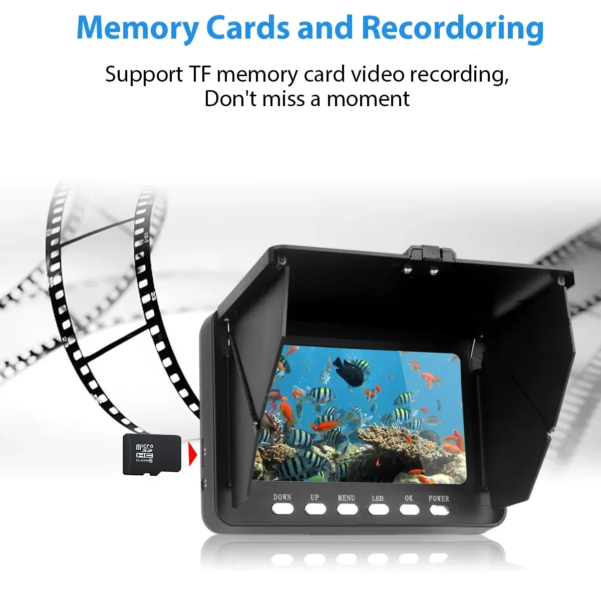 Fishfinder 5,0 inch LCD-scherm - Fishing Camera recensie en prijs