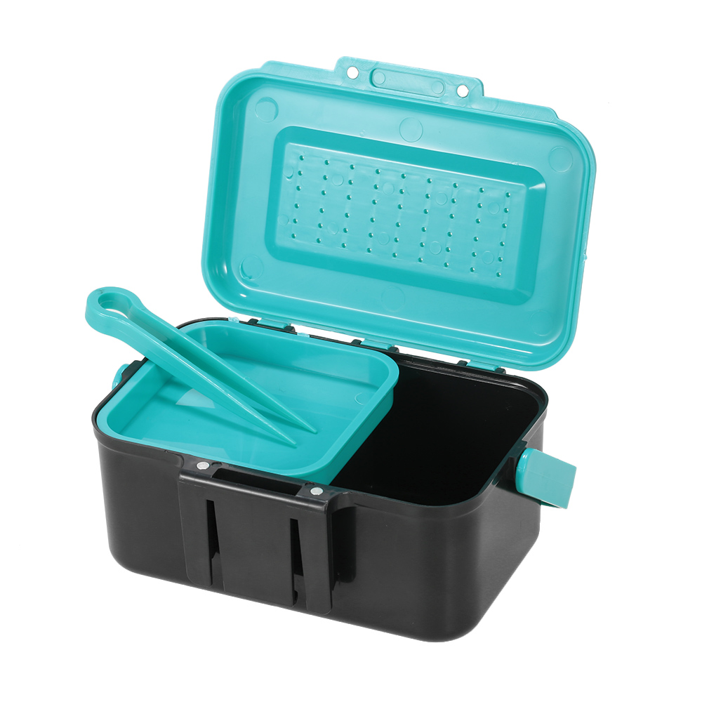 Draagbare vislokdoos, levende  - Fish Finder Case recensie en prijs