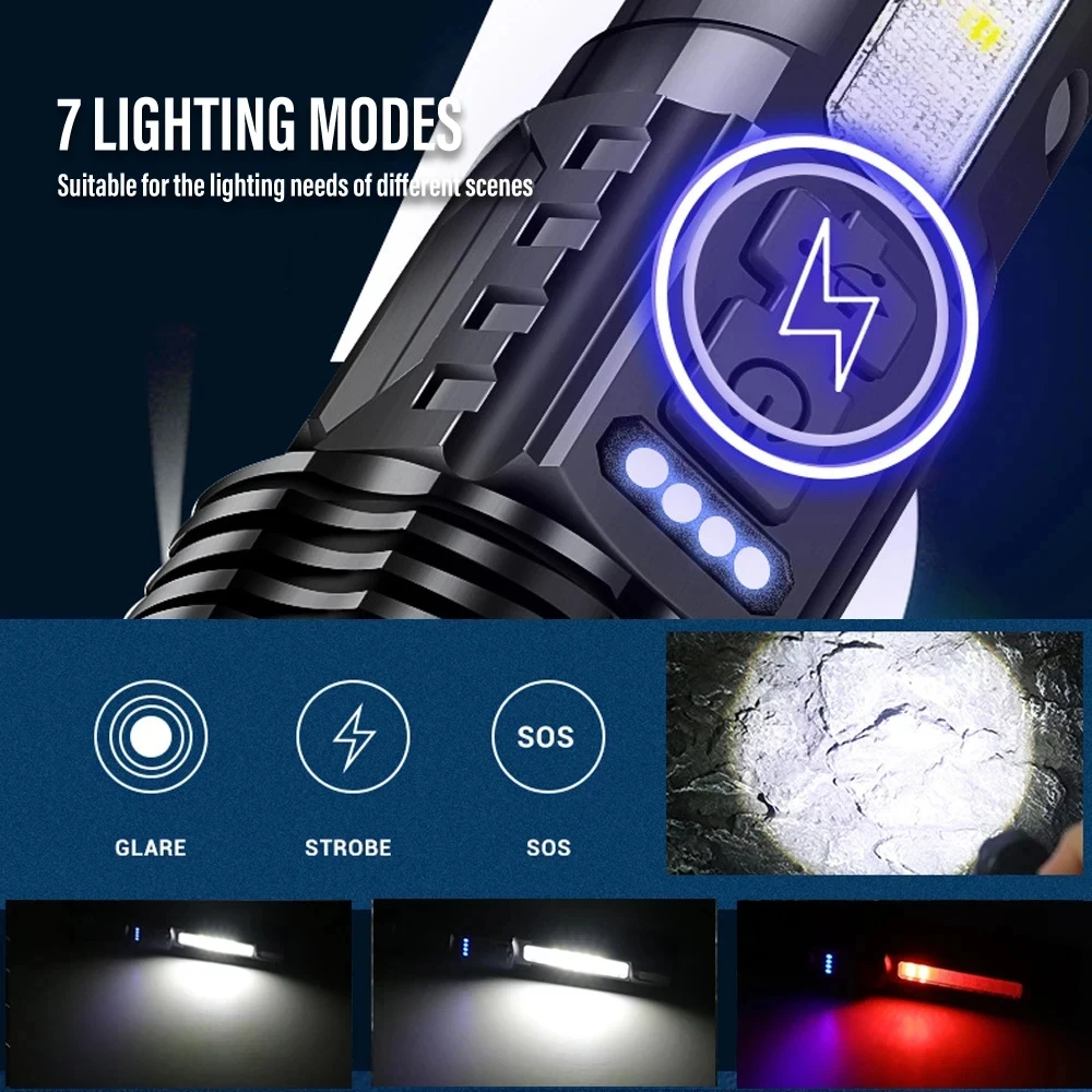 Krachtige LED-zaklamp Oplaadba - Fishing Light recensie en prijs