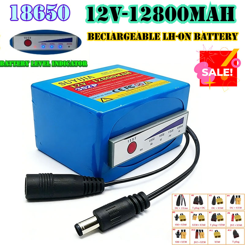 18650 Lithiumbatterij 3s2p 12v - Fish Finder Portable recensie en prijs