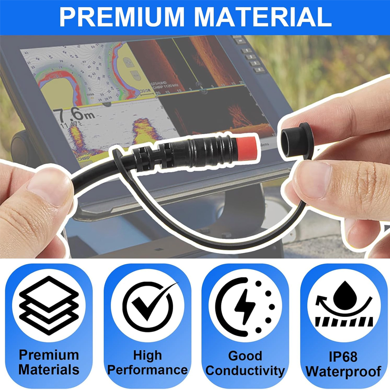 Marine 4-pins stroomkabelverbi - Fish Finder Cable recensie en prijs
