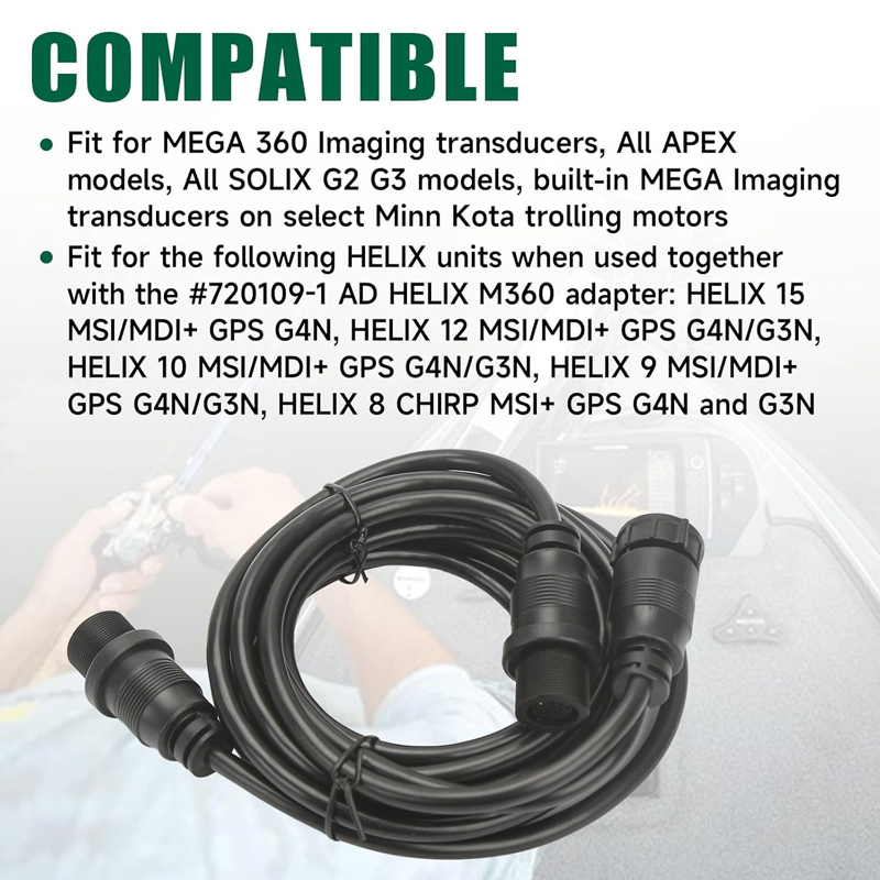Fish Finders Adapterkabel 14 M - Fish Finder Transducer recensie en prijs